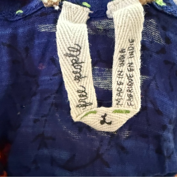 Free People Fireceacker Long Tank/Mini Dress Large Boho Festival Beach Coverup - Picture 4 of 10